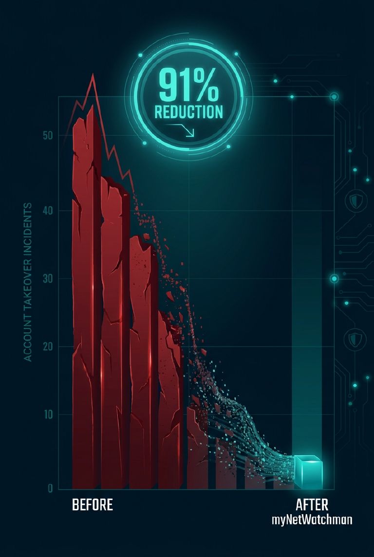 91% Reduction in Account Takeover Exploits